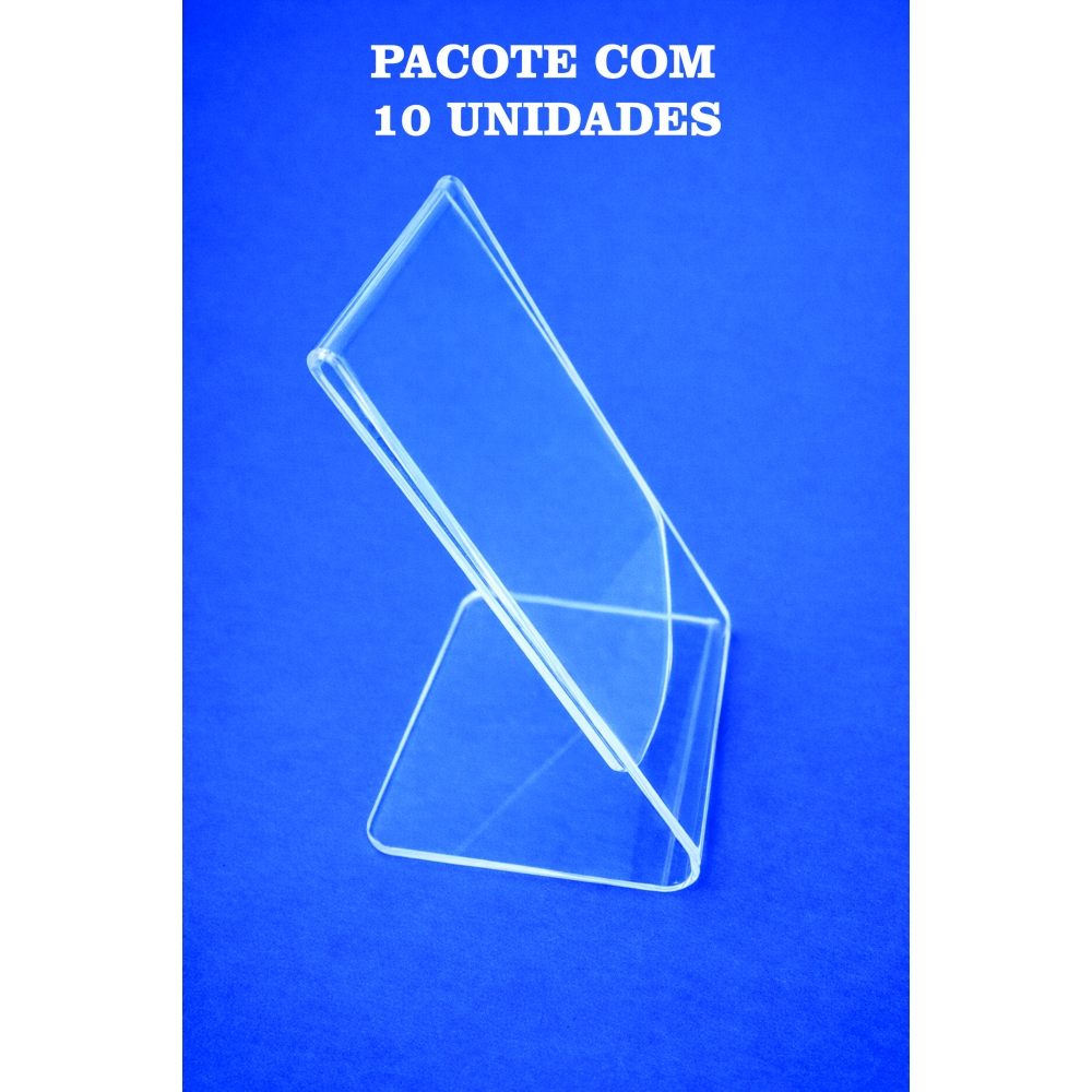 Display - 10 Unidades - para Cartão, Folder, Aviso, Pix