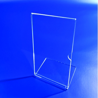 Display de mesa Acrílico.  Formato A5. 150 x 215 mm