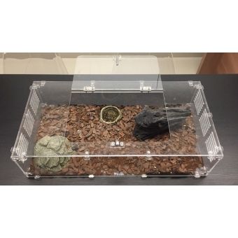 Terrário para Insetos, Aranhas e Escorpiões  60 x 30  x 15 cm.