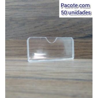 Displays pct 50 unidades para Etiquetas/preços De Acrílico