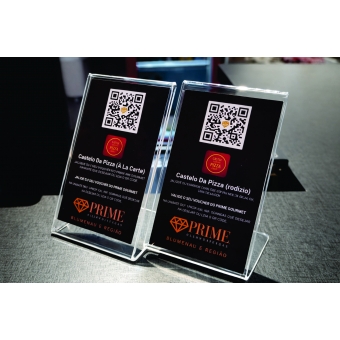 Display - 10 Unidades - para Cartão, Folder, Aviso, Pix